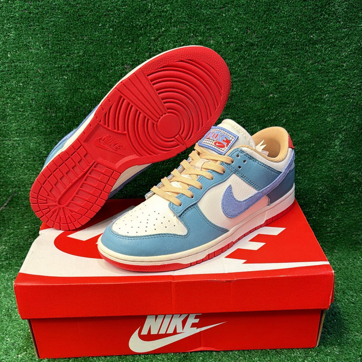 Nike Dunk Low Premium Denim Turquoise (Size 8)