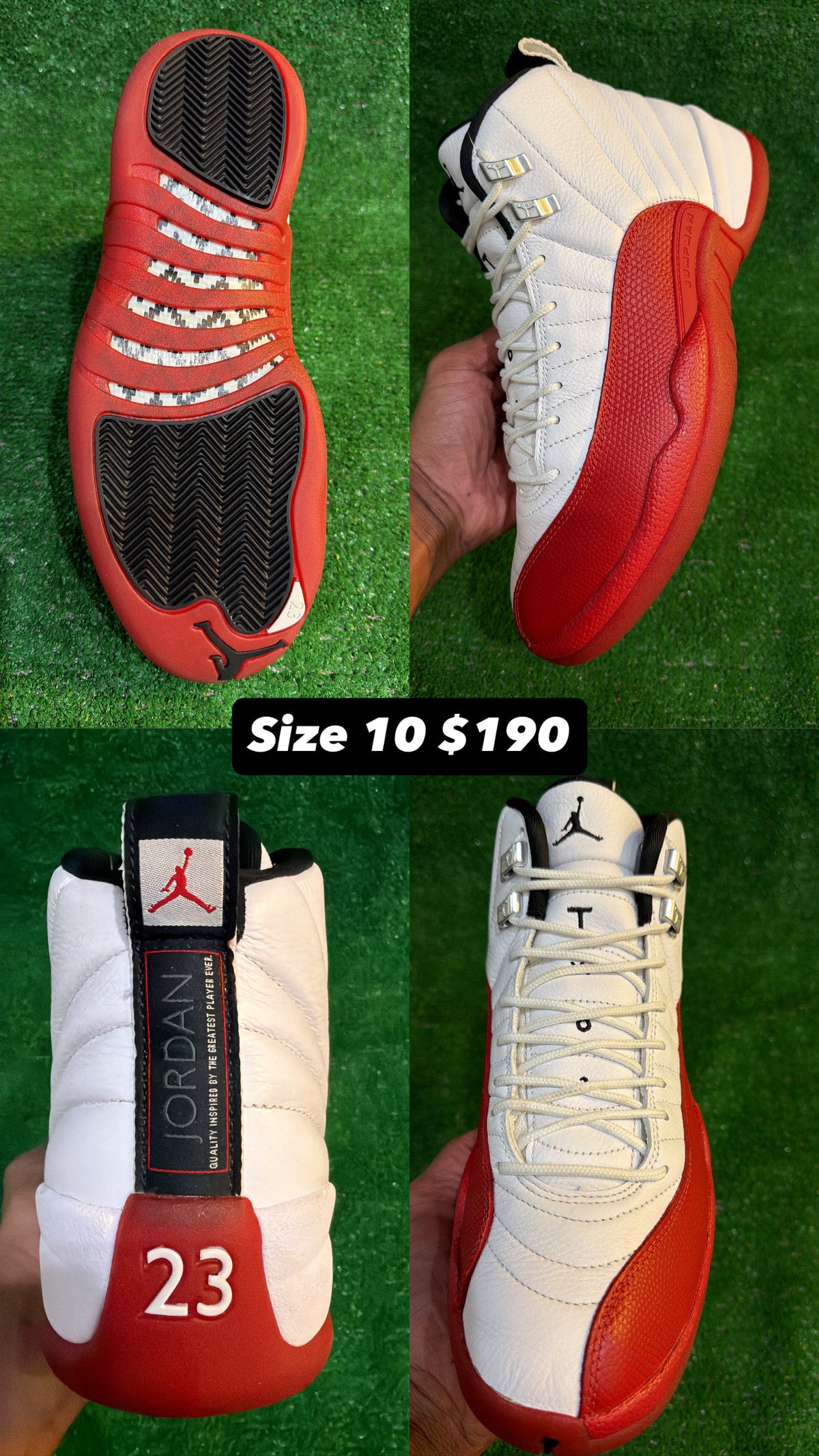 Jordan 12 Retro Cherry  ( 2023 Release )