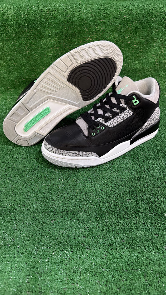 Jordan 3 Retro Green Glow