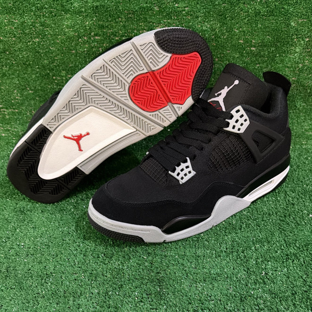 Jordan 4 Retro Black Canvas