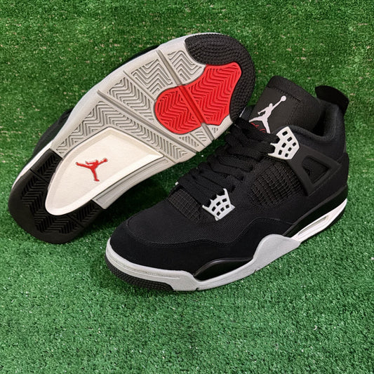 Jordan 4 Retro Black Canvas