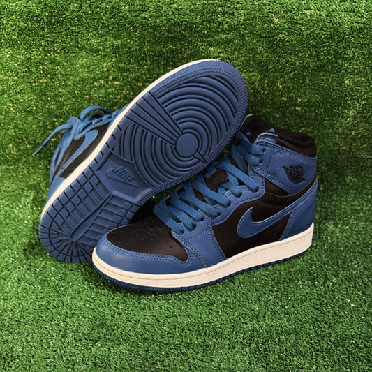 Jordan 1 High Dark Marina Blue ( Size 6 )