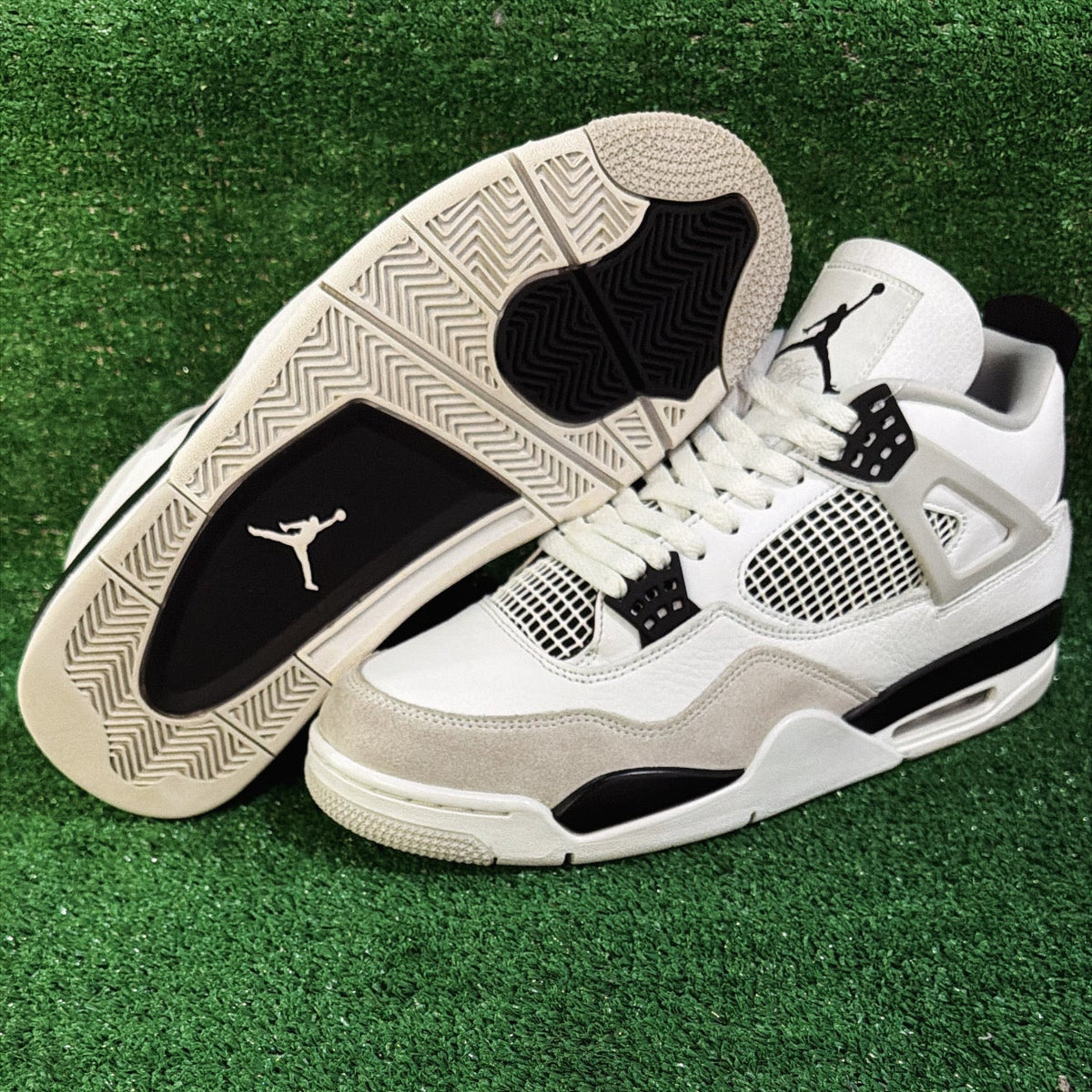 Jordan 4 Retro Military Black ( Size 12 )