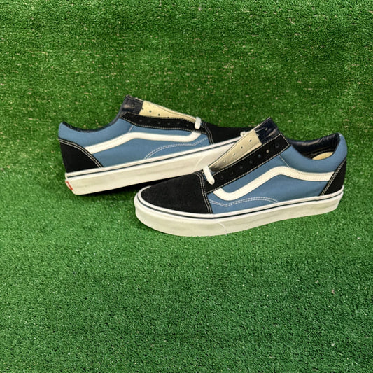 Vans Low Top Ol Skool Navy White ( Size 12 )