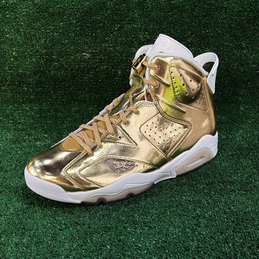 Jordan 6 Retro Pinnacle Metallic Gold (Size 12)